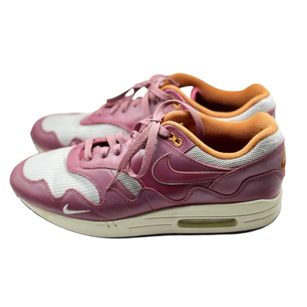 Nike Air Max 1 Patta Waves Retro Low Burgundy Sail Mens Size 12 DO9549-001